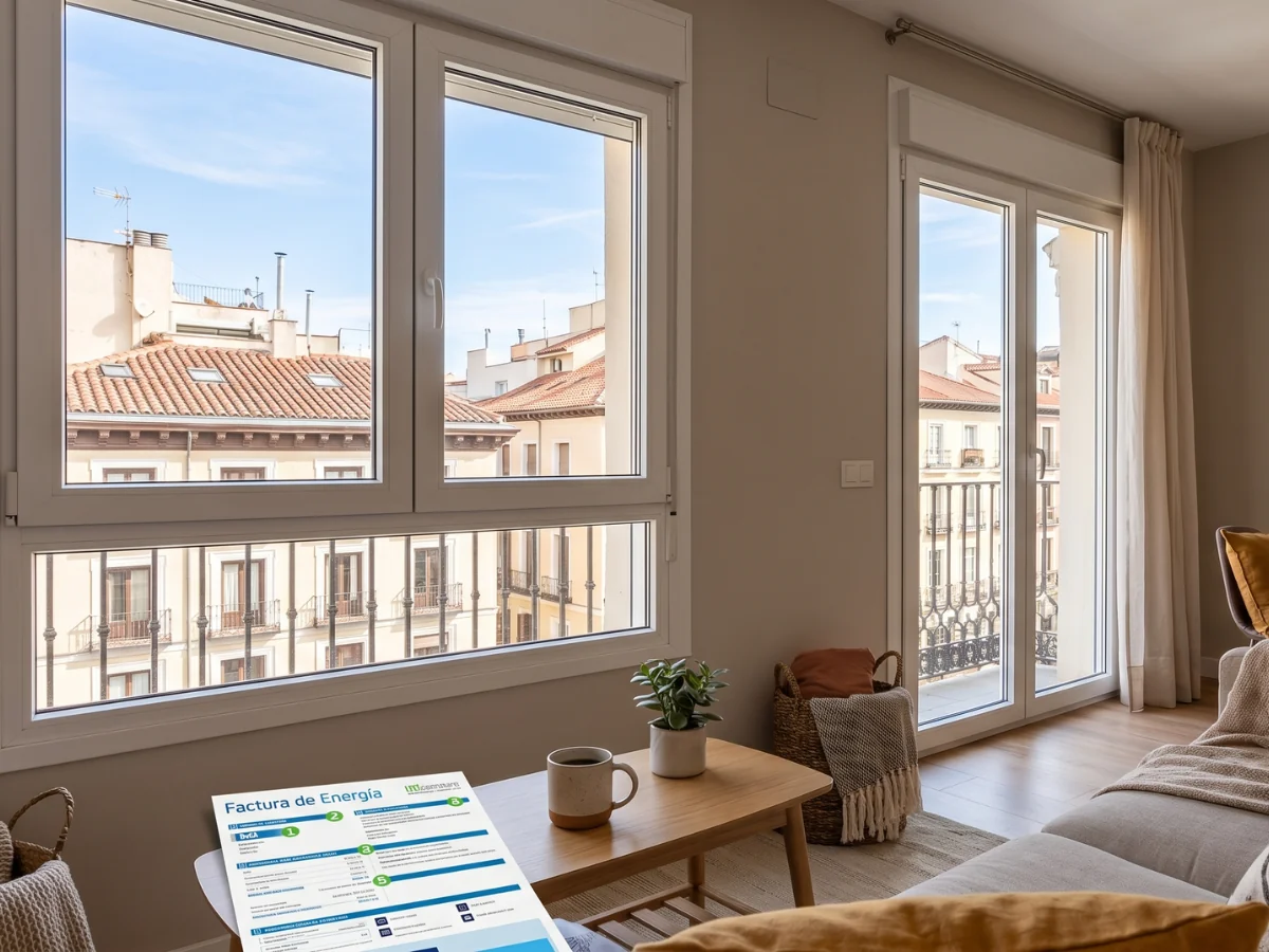 Ahorro energético con ventanas de PVC con rotura de puente térmico en Madrid