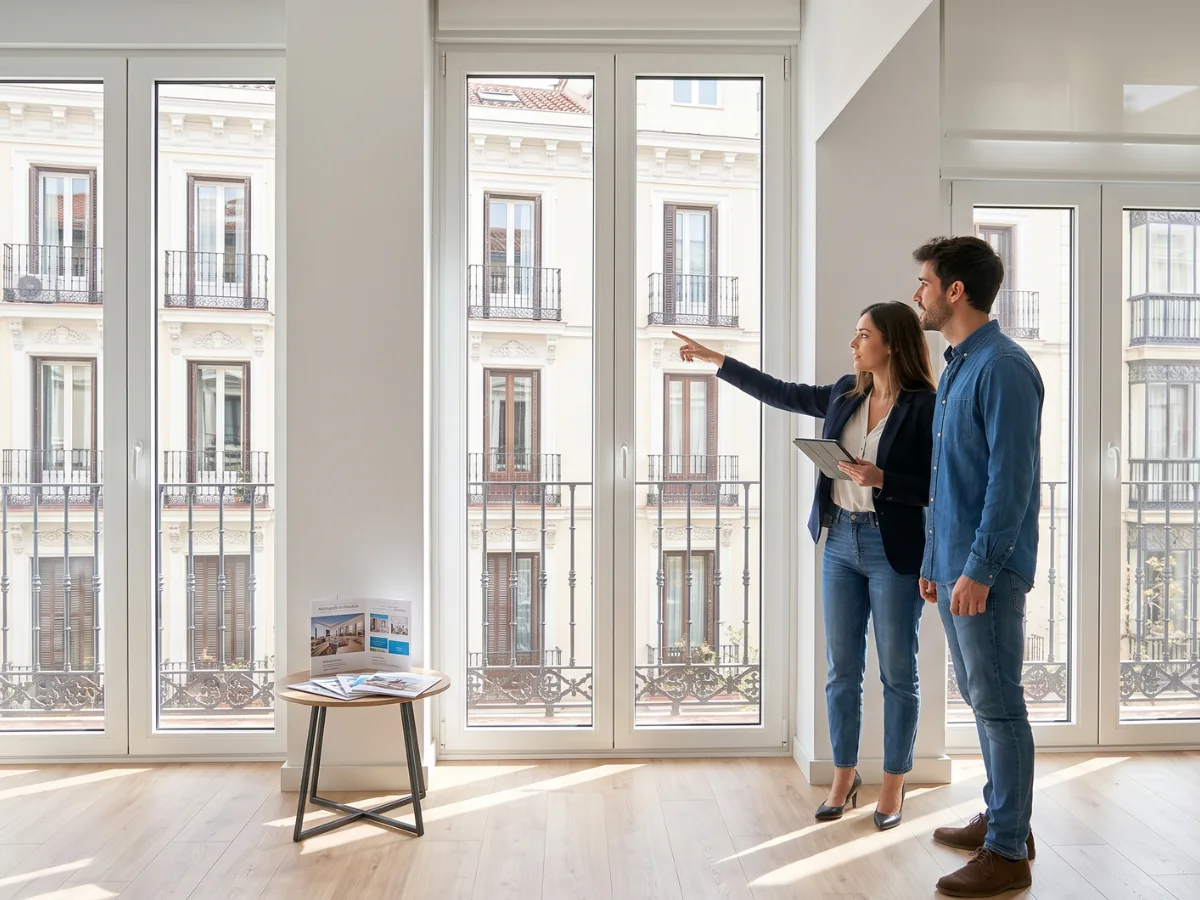 Revalorización de vivienda con ventanas nuevas y eficientes en Madrid